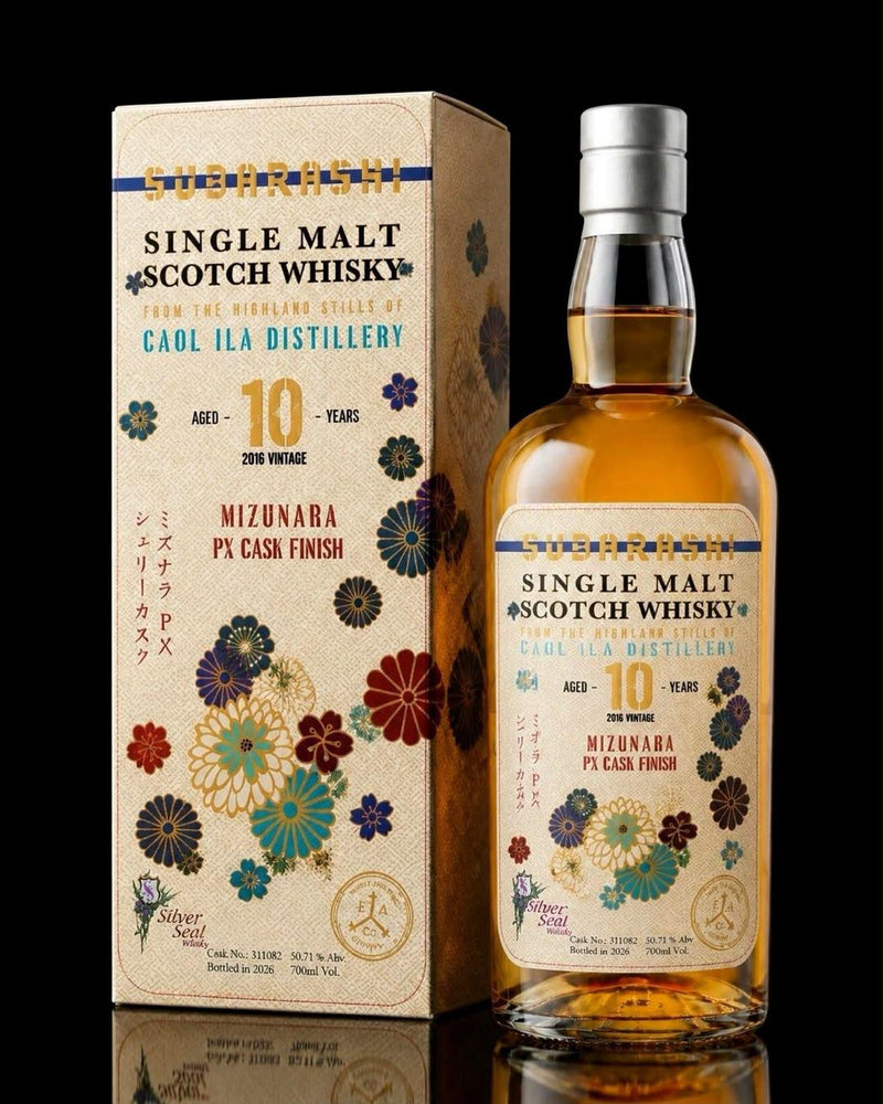 Subarashi Caol Ila 2016 — 10 Years Old, Mizunara PX Cask Finish